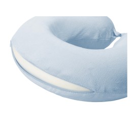 Подушка Basic из микрофибры с эффектом памяти U-shape, небесно голубой NEW