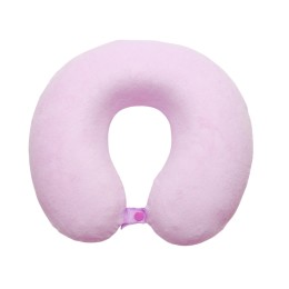 Подушка Basic из микрофибры с эффектом памяти U-shape, розовый NEW