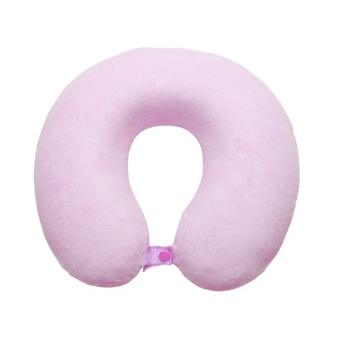 Подушка Basic из микрофибры с эффектом памяти U-shape, розовый NEW