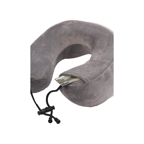 Подушка для путешествий с эффектом памяти Мемо "Bluewinder" Grey