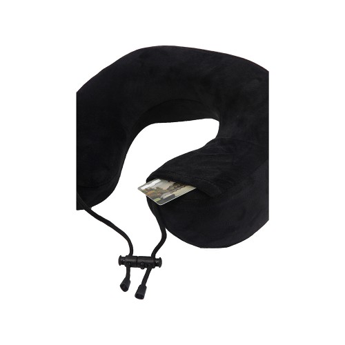 Подушка для путешествий с эффектом памяти Мемо "Bluewinder" Black