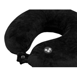 Подушка для путешествий с эффектом памяти Мемо "Drowsy" Black