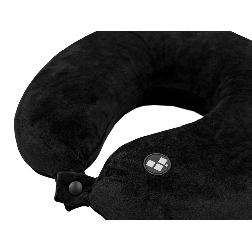 Подушка для путешествий с эффектом памяти Мемо "Drowsy" Black