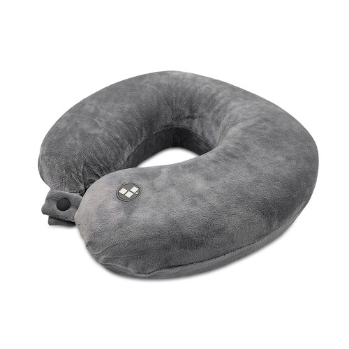 Подушка для путешествий с эффектом памяти Мемо "Drowsy" Grey