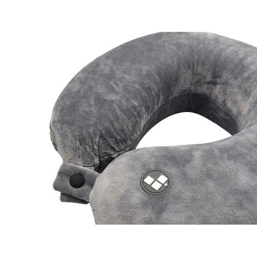 Подушка для путешествий с эффектом памяти Мемо "Drowsy" Grey