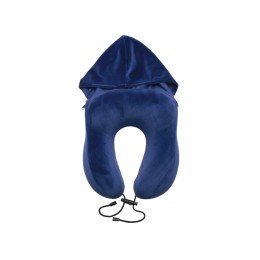 Подушка с эффектом памяти, с капюшоном "Dream Hood", синий