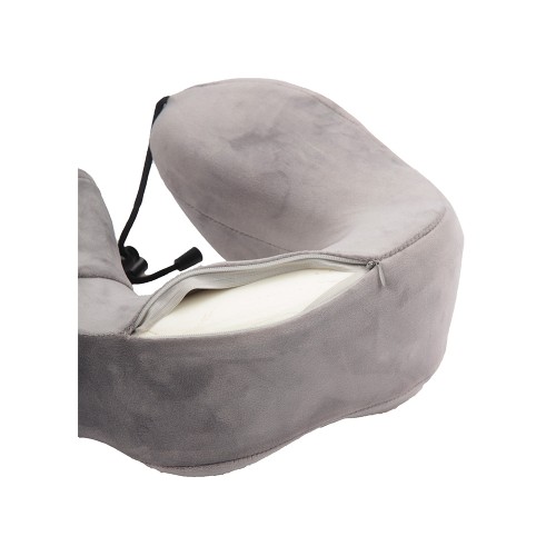 Подушка для путешествий с эффектом памяти Мемо "Bluewinder" Grey