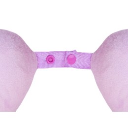 Подушка Basic из микрофибры с эффектом памяти U-shape, розовый NEW