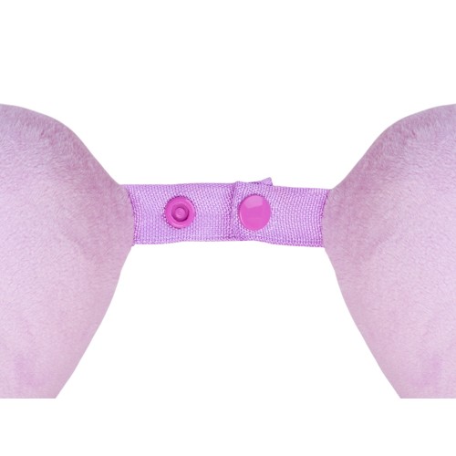 Подушка Basic из микрофибры с эффектом памяти U-shape, розовый NEW