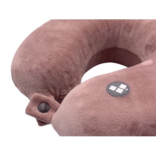 Подушка для путешествий с эффектом памяти Мемо "Drowsy" Cappuccino