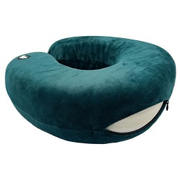 Подушка для путешествий с эффектом памяти Мемо "Drowsy" Emerald