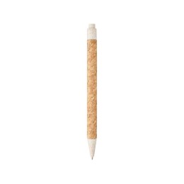 Шариковая ручка Midar из пробки и пшеничной соломы, бежевый