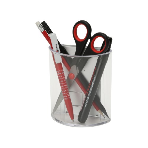 Подставка "Минута", прозрачный/серебристый