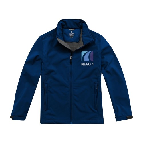 Куртка софтшел "Maxson" мужская, темно-синий