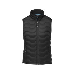 Женская утепленная телогрейка Epidote из материалов, переработанных по стандарту GRS - сплошной черный