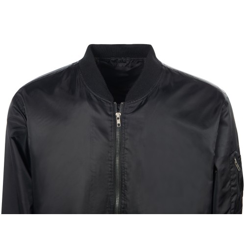 Куртка бомбер «Antwerpen» унисекс, черный