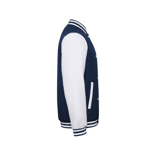 Бомбер утепленный «California» унисекс, синий нэйви/белый