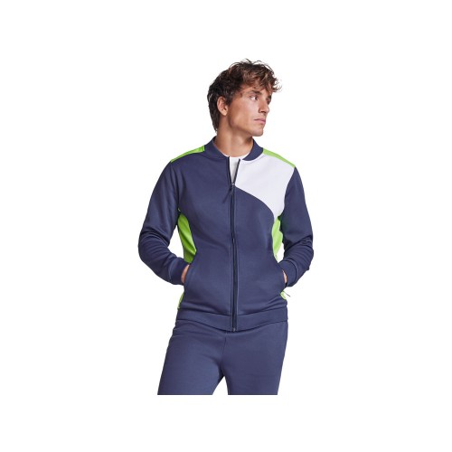 Спортивная куртка «Leros» унисекс, папоротниковый/синий нэйви
