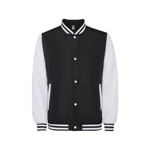 Бомбер утепленный «California» унисекс, черный/белый