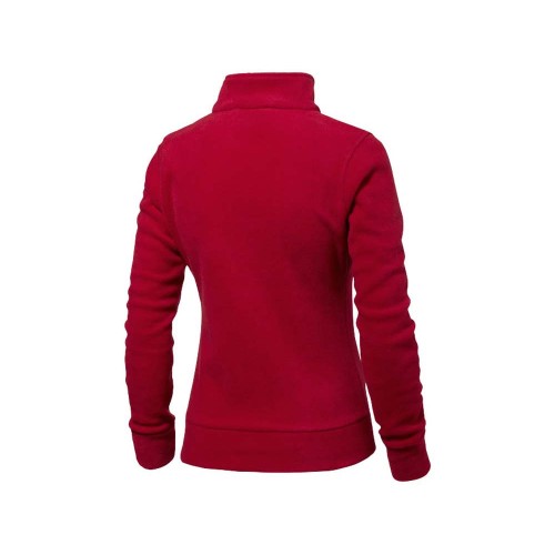 Куртка флисовая "Nashville" женская, красный/пепельно-серый