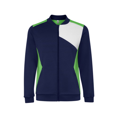 Спортивная куртка «Leros» унисекс, папоротниковый/синий нэйви