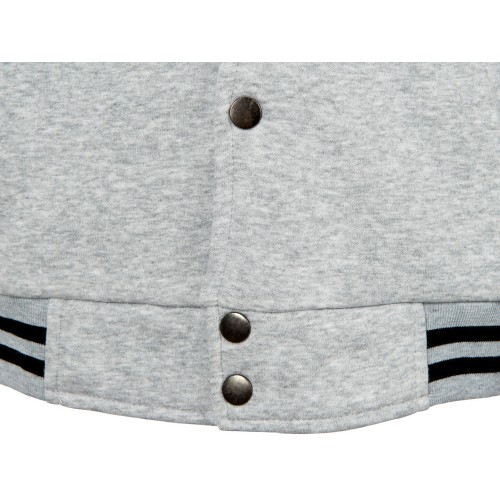 Бомбер «Oxford», серый меланж, унисекс