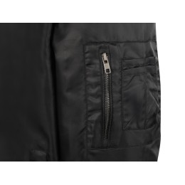 Куртка бомбер «Antwerpen» унисекс, черный