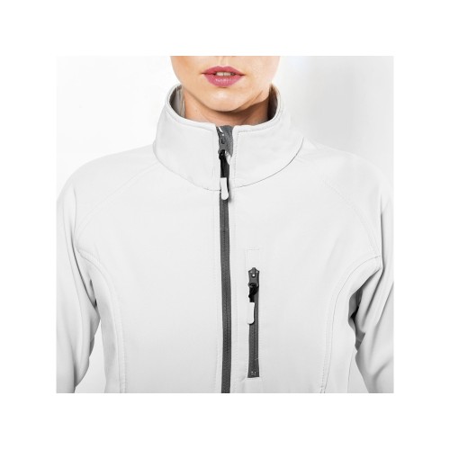 Куртка софтшелл "Antartida" женская, жемчужный