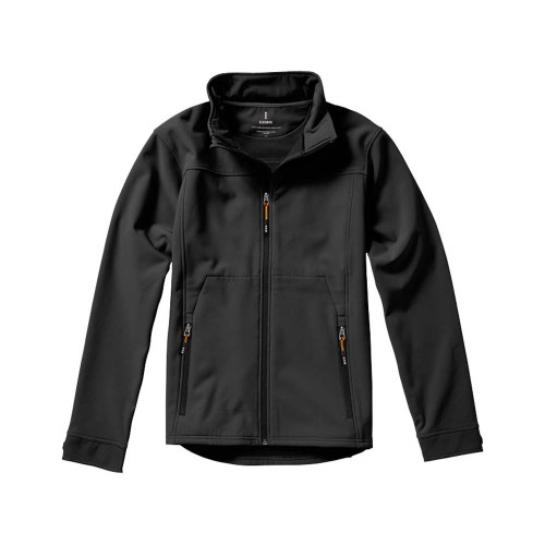 Куртка софтшел "Langley" мужская, антрацит