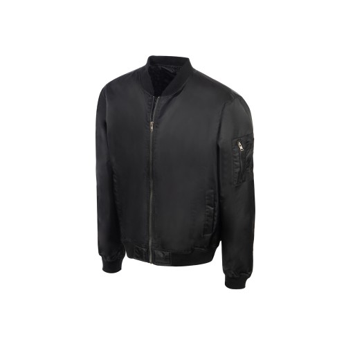 Куртка бомбер «Antwerpen» унисекс, черный