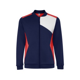 Спортивная куртка «Leros» унисекс, красный/синий нэйви