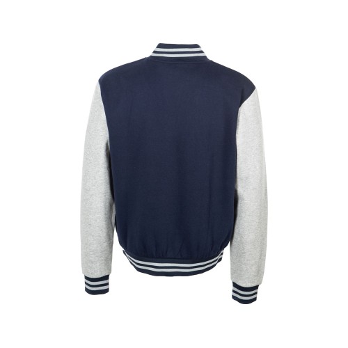 Бомбер «Oxford», темно-синий/серый меланж, унисекс