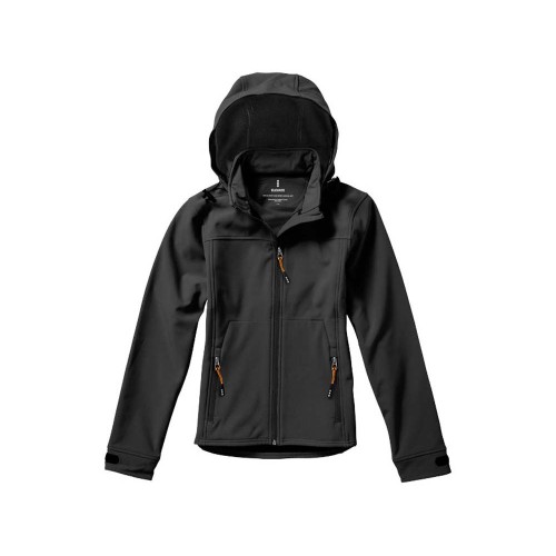 Куртка софтшел "Langley" женская, антрацит