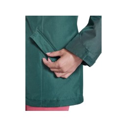 Парка утепленная «America» женская, бутылочный зеленый