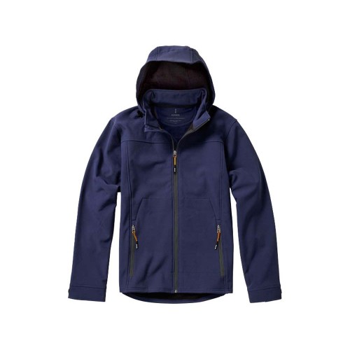 Куртка софтшел "Langley" мужская, темно-синий