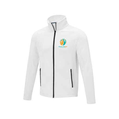 Мужская флисовая куртка Zelus, белый