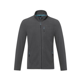 Мужская флисовая куртка Amber на молнии из переработанных материалов по стандарту GRS, storm grey