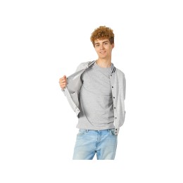 Бомбер «Oxford», серый меланж, унисекс