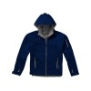 Куртка софтшел "Match" мужская, темно-синий/серый