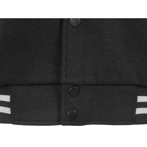 Бомбер «Oxford», черный/серый меланж, унисекс