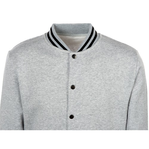 Бомбер «Oxford», серый меланж, унисекс