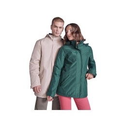 Парка утепленная «America» женская, бутылочный зеленый