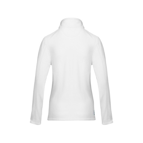 Женская флисовая куртка Amber на молнии из переработанных материалов по стандарту GRS, белый