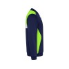 Спортивная куртка «Leros» унисекс, лаймовый/синий нэйви