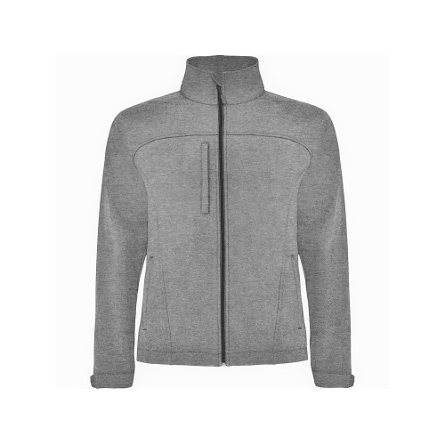 Куртка софтшелл "Rudolph" мужская, черный меланж