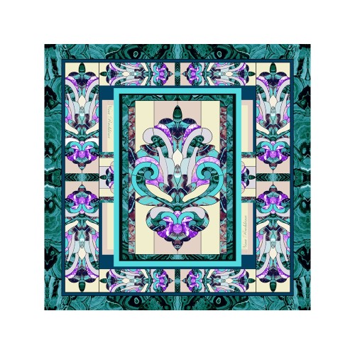 Платок "Каменный Цветок"