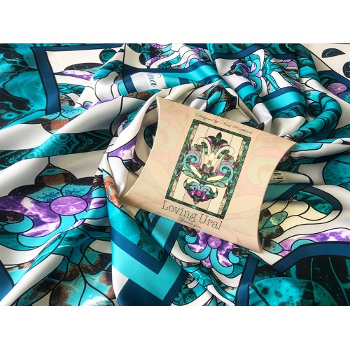 Платок "Каменный Цветок"