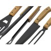 BBQ набор из акации, черный (P)