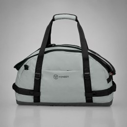Сумка спортивная TORBER РИТМ, серый, полиэстер 900D с PU покрытием, 55 х 33 х 25 см, 45 л