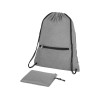 Складной рюкзак со шнурком Coss, heather medium grey